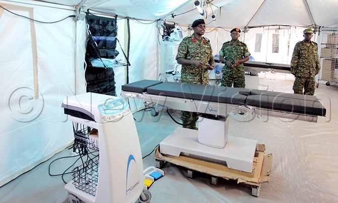 In pictures: UPDF launches COVID-19 mobile hospital In pictures: UPDF launches COVID-19 mobile hospital