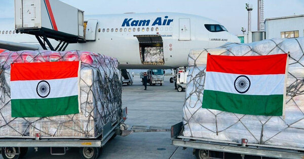 India delivers aid to flood and earthquake-hit Afghanistan