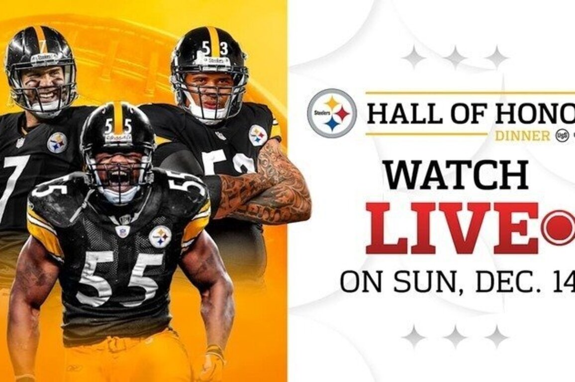 Steelers to livestream Hall of Honor Dinner