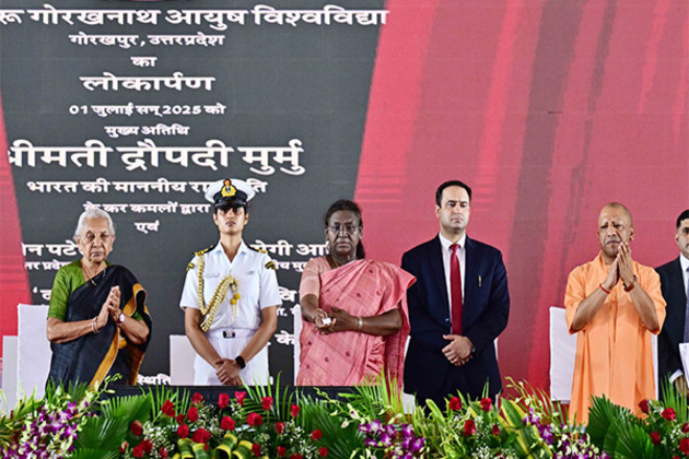 UP: President Murmu inaugurates Mahayogi Guru Gorakhnath AYUSH University in Gorakhpur