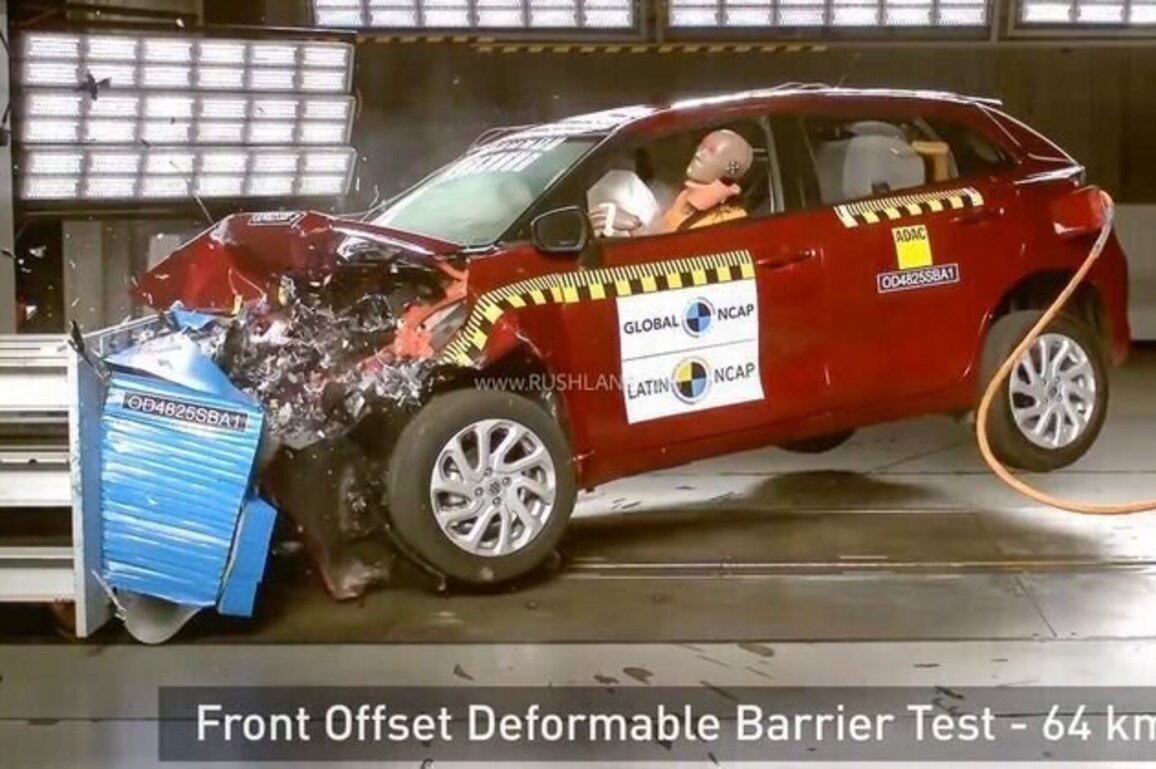 India Made Suzuki Baleno Scores 2 Stars in Latin NCAP Crash Test