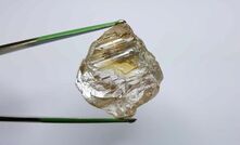  A 130ct diamond recovered from Lulo