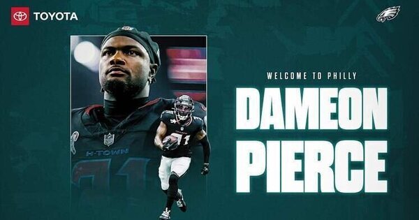 Eagles agree to terms with Dameon Pierce