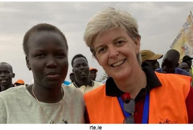 Irish nun leads nine-day walking voyage to see Pope Francis in Juba