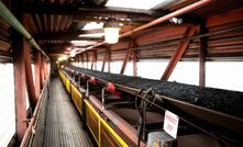 Coal conveyor at Bathurst Resources' Stockton mine in New Zealand.