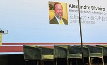 Ministro Alexandre Silveira em discurso no Brazil-China Economic Summit