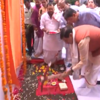 MP CM Mohan Yadav lays foundation stone for restoration of Lalbagh Palace in Indore