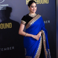 Janhvi Kapoor steps out in late mother Sridevi's saree for 'Homebound' special screening; check pics