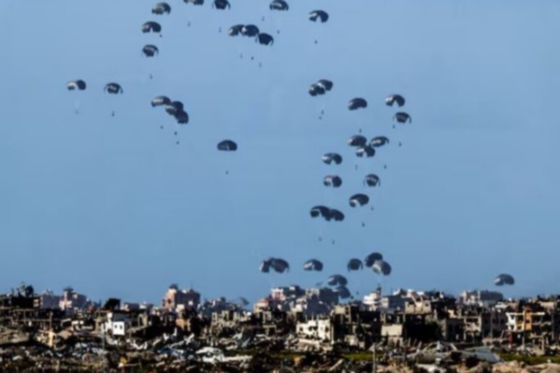Israel conducts aid airdrop in Gaza with Jordan, UAE, Germany, and Indonesia