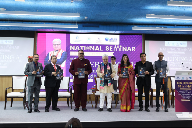 Maharashtra Governor Releases JGU's AI Governance Report at National Seminar on AI, Law and Society