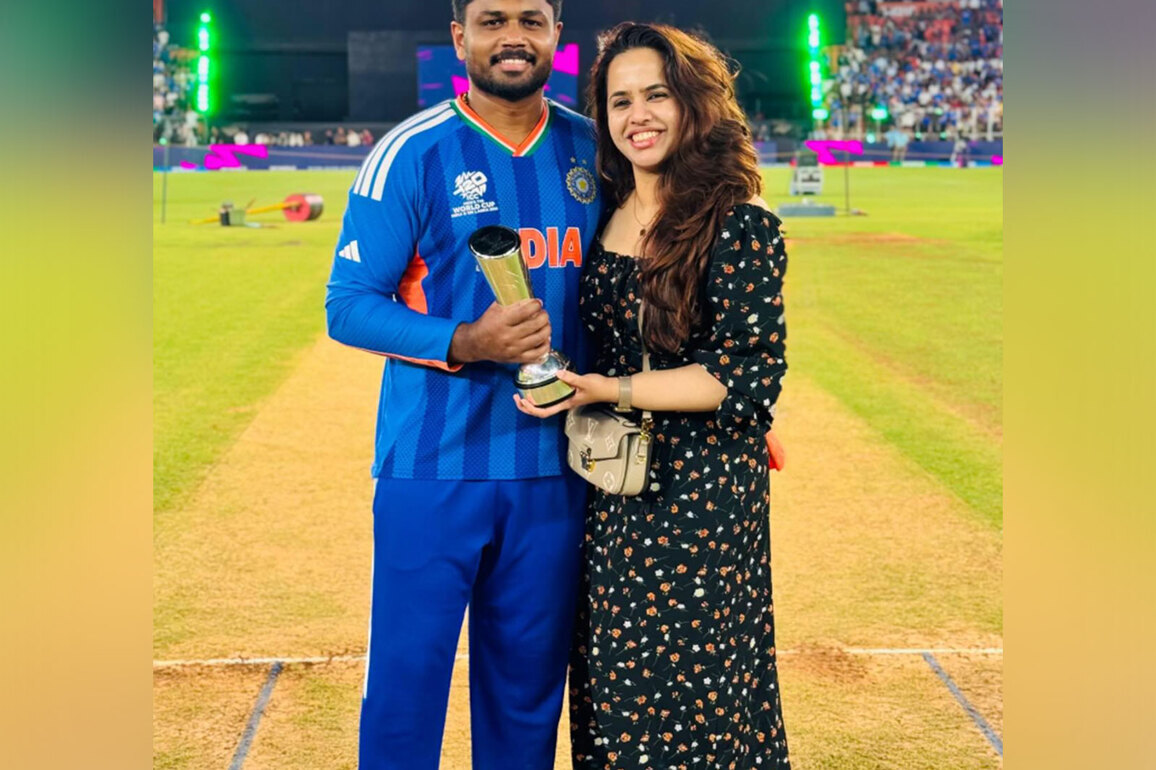"Thank you for understanding...": Sanju Samson thanks 'Pondati' Charulatha after T20 World Cup win