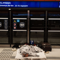 ISRAEL-TEL AVIV-UNDERGROUND SHELTER-LIFE