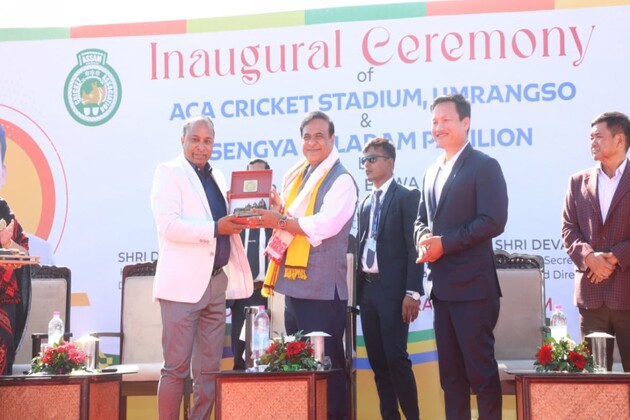 Assam CM inaugurates state-of-the-art cricket stadium at Umrangso