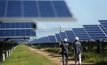Traditionally, solar power plants are considered immobile assets  Image: Bloomberg