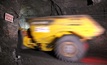 An Epiroc MT6020 haul truck backfilling underground