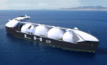 Hydrogen carrier ship, specifically designed to transport liquefied hydrogen (LH2) across the globe.