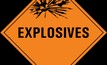  Explosives warning
