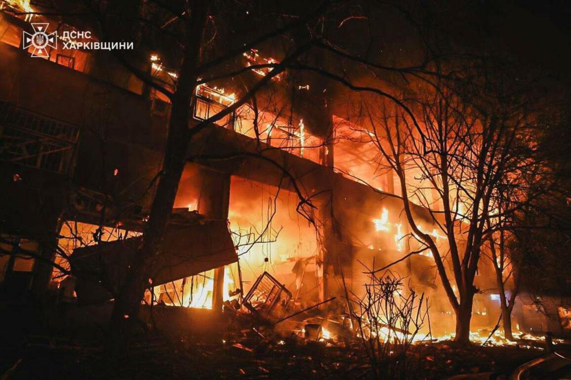 Russian attacks kill 3 and wound 64 as drones hit Kharkiv and other parts of Ukraine