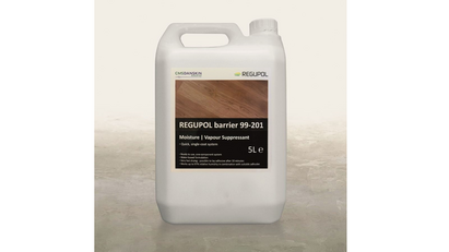 REGUPOL Moisture Vapour Suppressant Barrier Dries in 30 Minutes