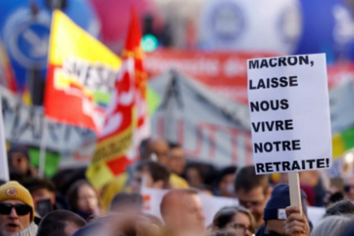 Protests intensify across France over Macron's decision on pension reform