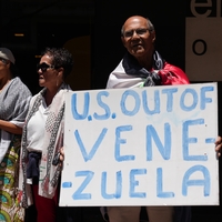 SOUTH AFRICA-CAPE TOWN-PROTEST-UNITED STATES-VENEZUELA