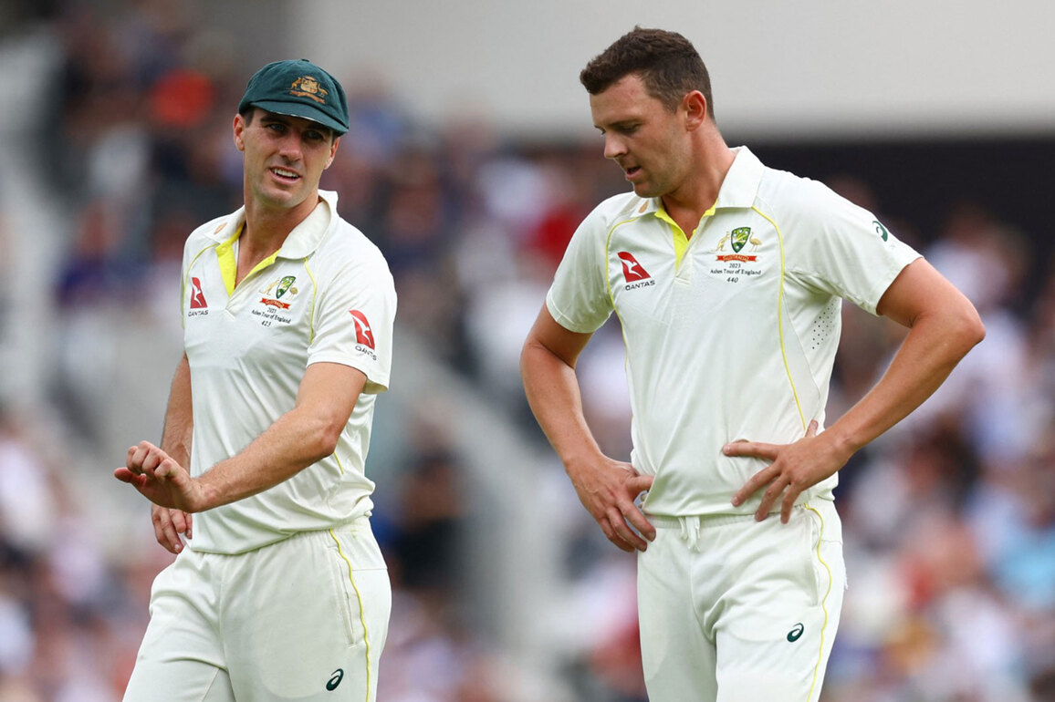 Aussie skipper Cummins starts bowling with pink Kookaburra ahead of Brisbane day-night Test, Hazlewood displays positive signs of recovery