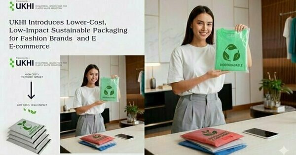 Ukhi Introduces Lower - Cost , Low - Impact Sustainable Packaging for Fashion Brands and E - commerce