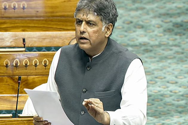 Congress MP Manish Tewari moves adjournment to discuss "deteriorating" diplomatic relations with US