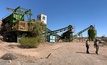 The existing crushing plant at Blue Spec