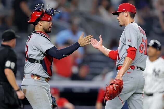 MLB roundup: Andre Pallante leads Cardinals to another win over Yanks