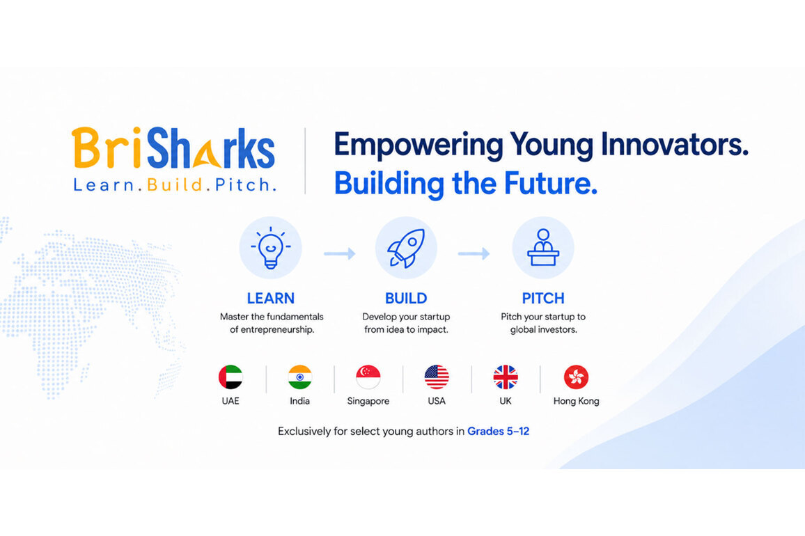 BriBooks launches BriSharks - an entrepreneurship program for school students across six countries, backed by global founders and CEOs