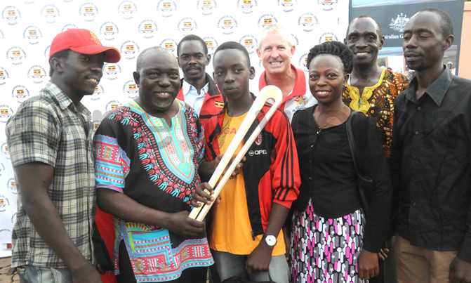 Ugandans embrace Commonwealth Games Baton Ugandans embrace Commonwealth Games Baton