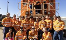 Some of the graduates from BHP's Pilbara Rail Academy.