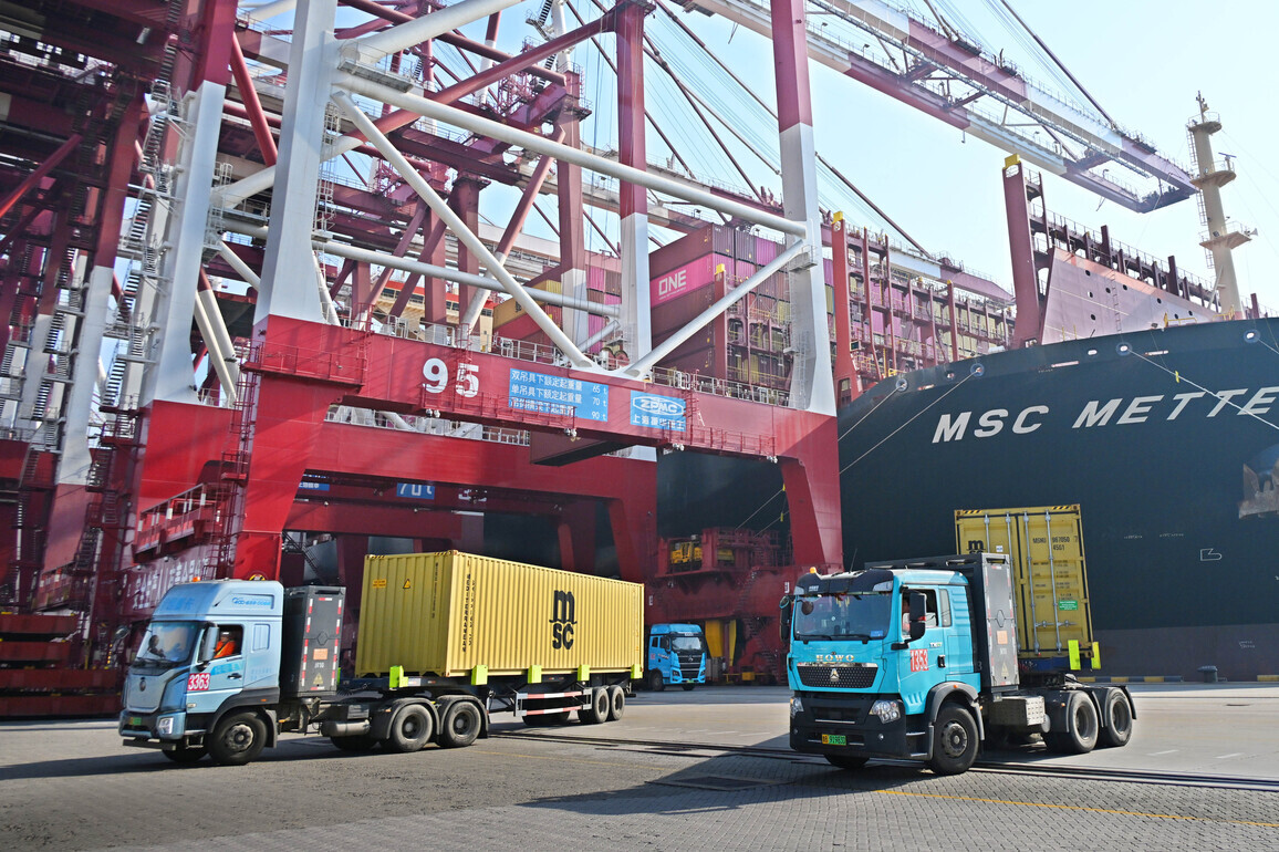 CHINA-SHANDONG-QINGDAO PORT-SPRING FESTIVAL-OPERATION (CN)