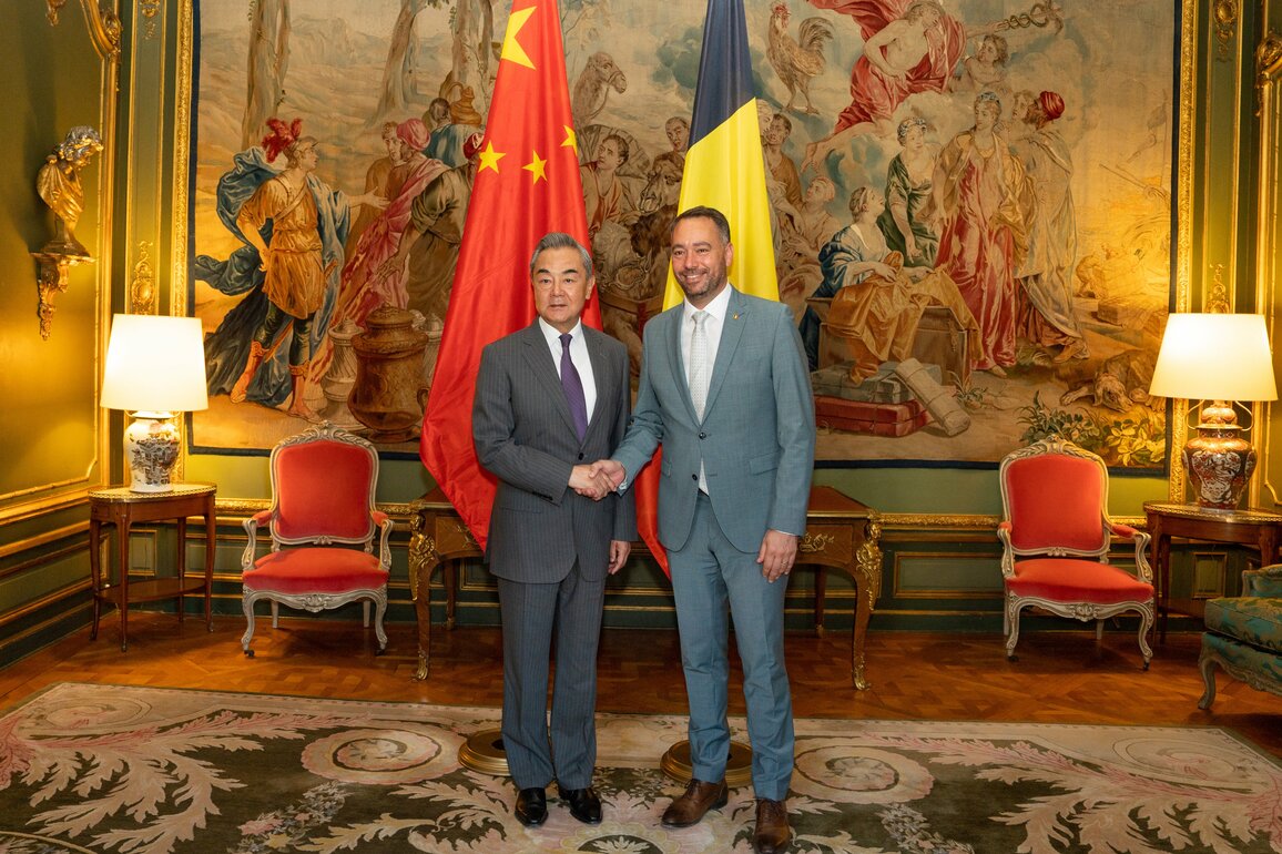 BELGIUM-BRUSSELS-FM-CHINA-WANG YI-TALKS