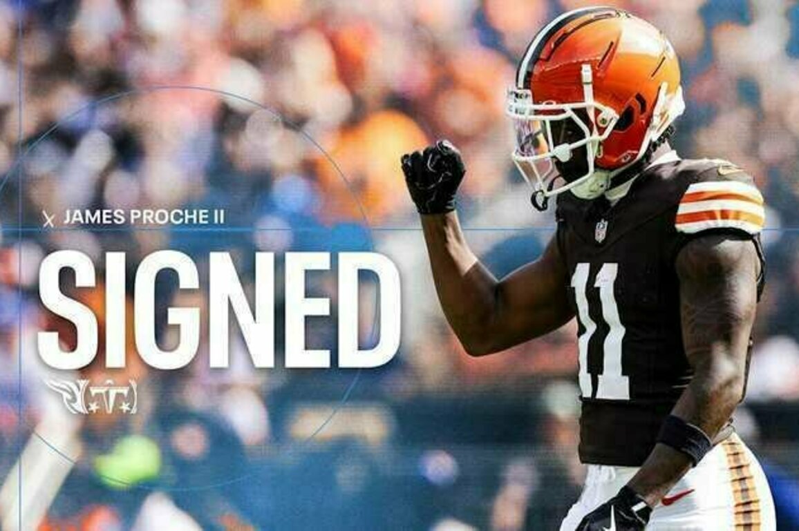 Titans Sign Receiver/Returner James Proche II