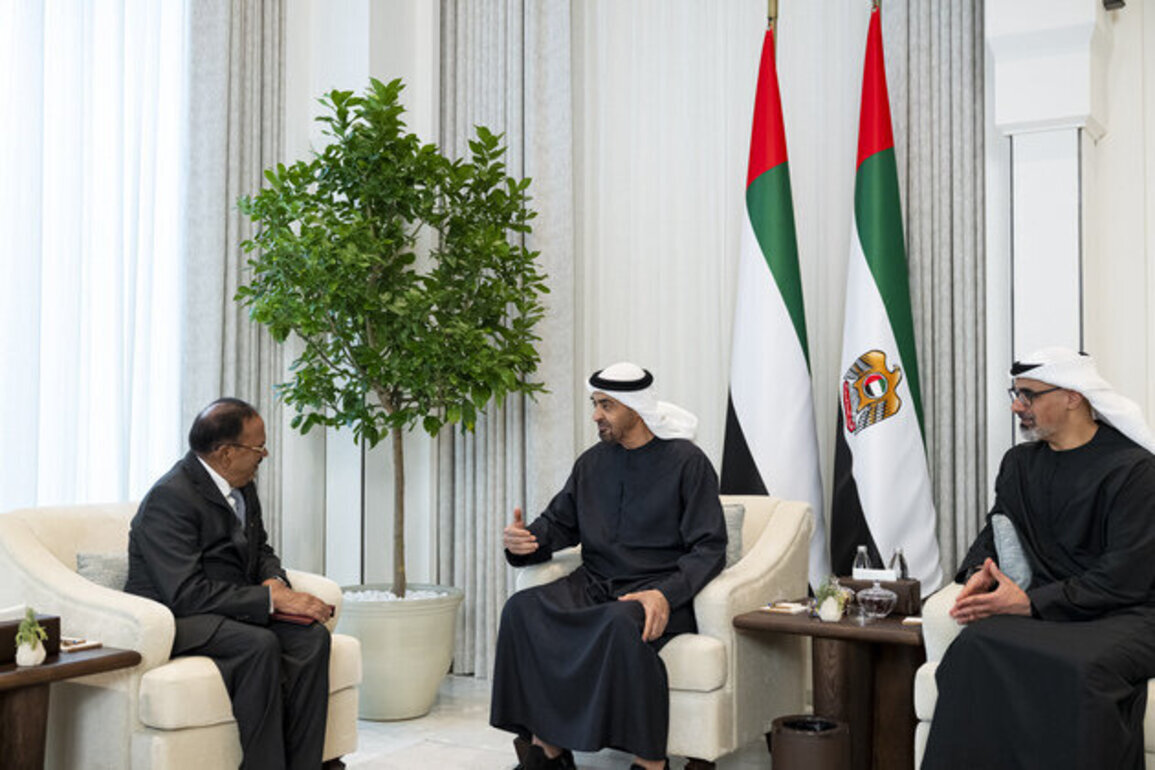UAE President receives Indian National Security Adviser