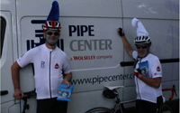 Pipe and Climate van plays part in charity adventure