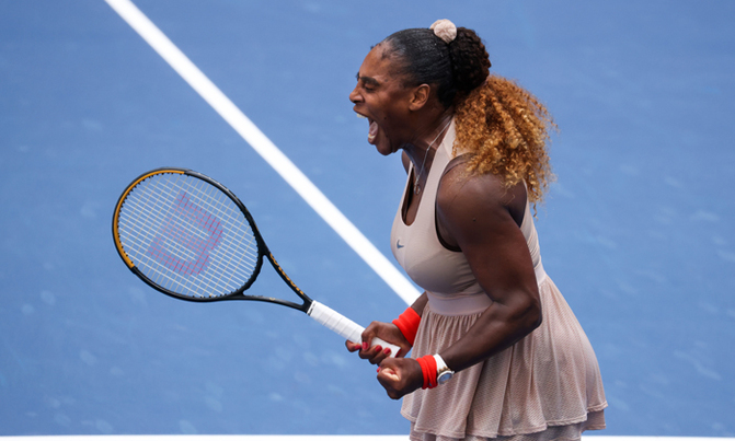Serena battles into US Open quarters as Thiem, Medvedev march on Serena battles into US Open quarters as Thiem, Medvedev march on
