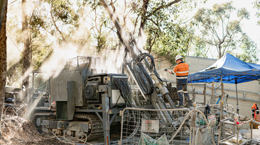 Sunday Creek drilling