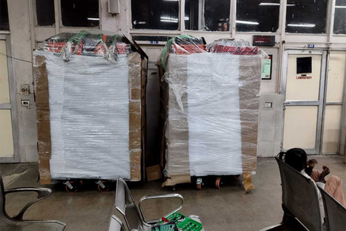 BHISHM portable modular hospitals enroute to Jammu for emergency situation