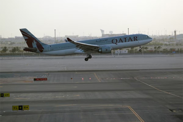 Qatar suspends air traffic after Iran fires missiles at US base; Washington embassy issues shelter advisory