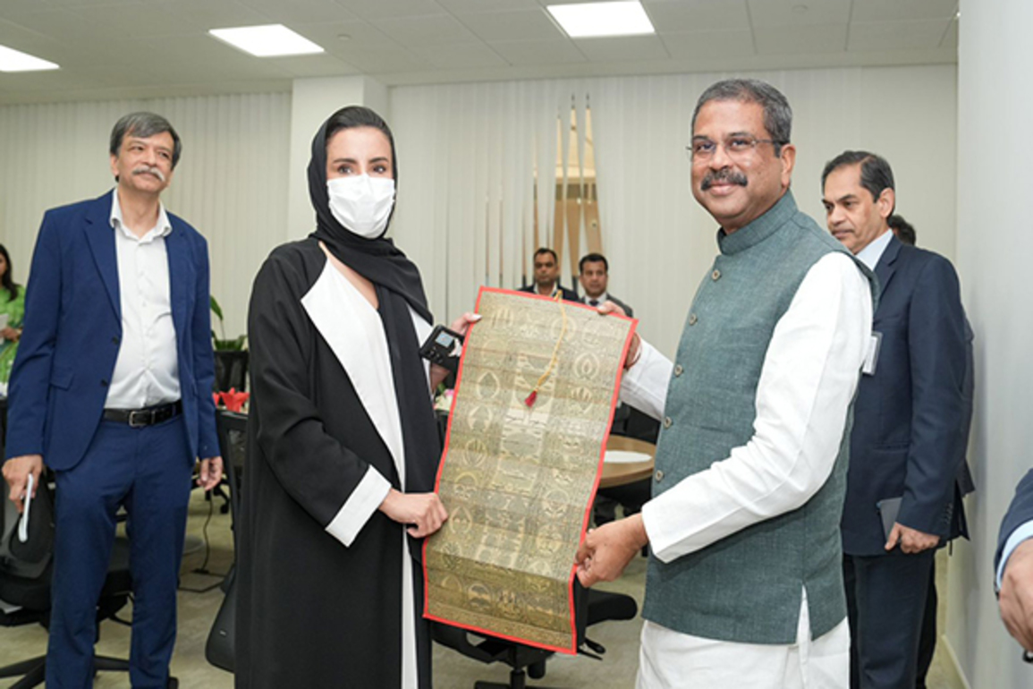 Union Minister Dharmendra Pradhan visits Abu Dhabi campus of IIT Delhi during his two-day visit