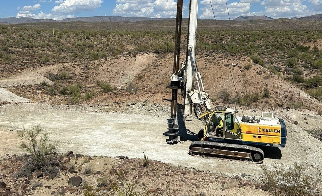 Bulk sampling at Big Sandy.