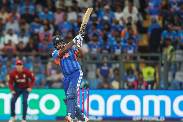 Samson-Kishan set India's highest T20 WC knockout stand