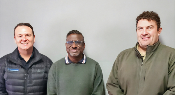 Jacques Farmer MD at Prisma, Sadha Govender, GM Project Management at NWU Enterprises, Jan Harm Badenhorst, business development manager at NWU Enterprises (left to right)