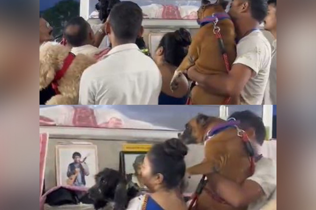 When Zubeen Garg's canine companions joined in for the last goodbye, Assam CM shares emotional moment