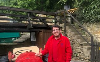 Antony Eavis, 22, is a farmer from Weardale in County Durham
