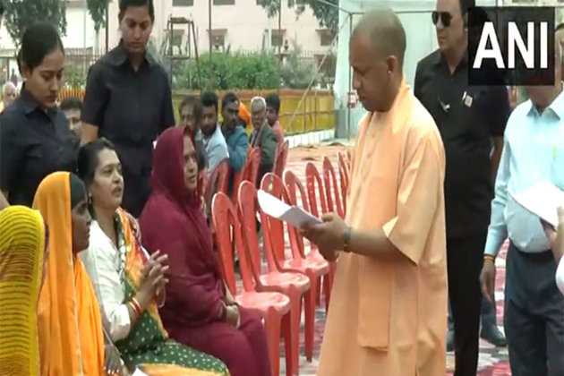 Uttar Pradesh: CM Yogi addresses public grievances at 'Janata Darshan' in Gorakhpur