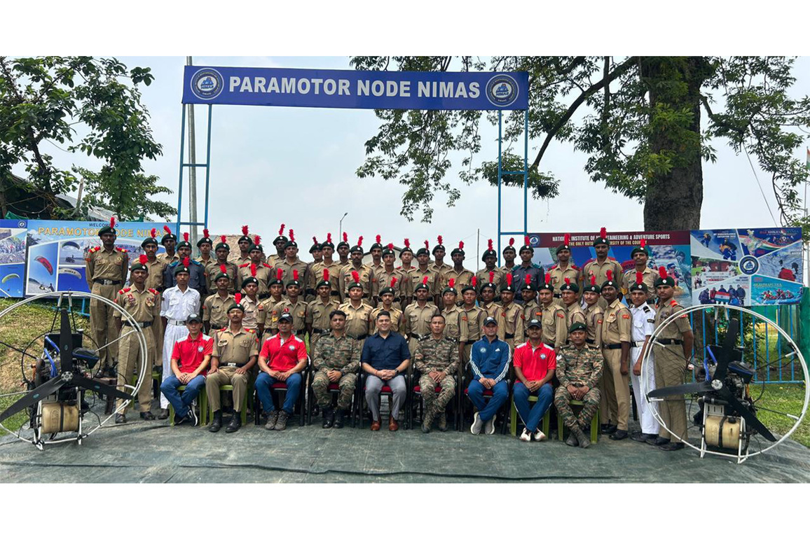 NCC creates history with first All India Basic Paramotor Course